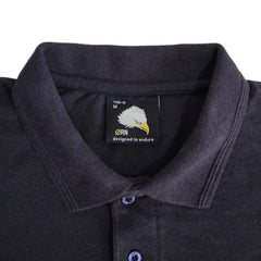Momen's Navy acid washed Polo Shirt