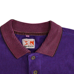 Royal Purple 03-Tunic Shaded Polo Shirt