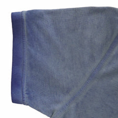 Women's Sky Blue Shaded Polo Shirt