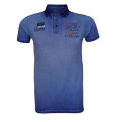 Sky Blue Shaded Polo Shirt - Foxy Garments
