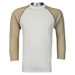 T Shirt With Rib Long Sleeve - Foxy Garments