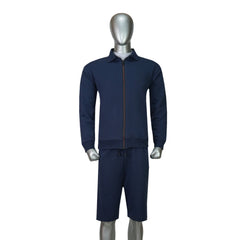 Full Zip Long Sleeve Polo Shirt with Short TrackSuit "610" GSM