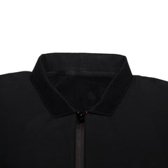 4-Way Stretched Full Zip Long Sleeve Polo Shirt and Short Tracksuit