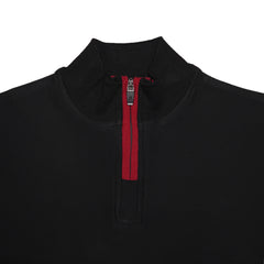 4-Way Stretched Quarter Zip Long Sleeve Sweatshirt with Shorts