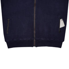 Men’s Full Zip Long Sleeve Rib Sweatshirt