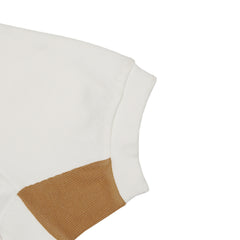 Men's Rib Short Sleeve Side Panel Polo Shirt