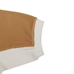 Men's Rib Raglan Short Sleeve Side Panel Polo Shirt