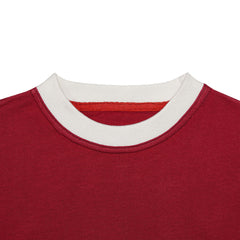 Contrast Sleeve Side Panel T-Shirt With Short Tracksuit