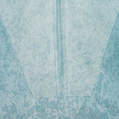 Mesh Fabric Quarter-Zip Long-Sleeve Fancy Kurta