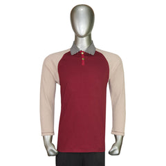 Raglan Thermal Full Sleeve Polo Shirt