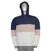 Men’s Down-Shoulder Panel Pullover Hoodie
