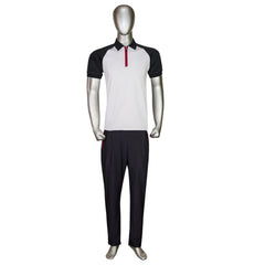 4-Way Stretch Pajama Pant & Polo Shirt Tracksuit