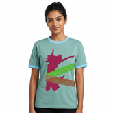 Women chest Printed Tee Shirt