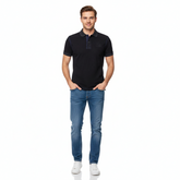 Black 02 tunic washed Polo Shirt