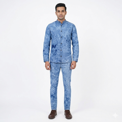 Tie wash Denim Dress