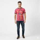 3-tune Dyed MEN Chest Printed Tee Shirt