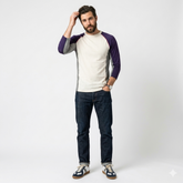 Side Panel Against Sweating Long Sleeve Raglan T Shirt