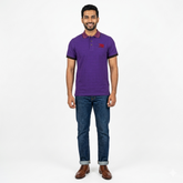 Royal Purple 03-Tunic Shaded Polo Shirt