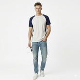 Side Panel Against Sweating Raglan T Shirt
