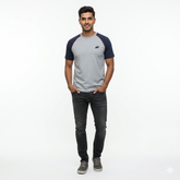 MEN Crew Neck Raglan Short Sleeve T Shirt