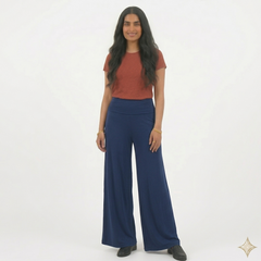 Navy Blue Palazzo