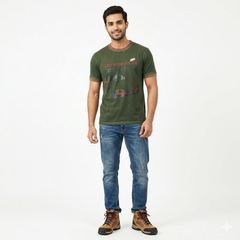 MEN Acid Wash T Shirt