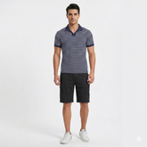 Elite Utility Cargo & Stripe Polo Set