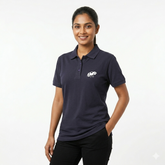 Momen's Navy acid washed Polo Shirt