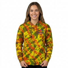 Orlando Yellow Shade Tie & Dye Hoodie