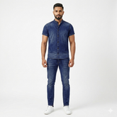 Soft washed Denim Suit