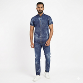 Heavy washed Denim Suit