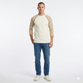 T Shirt With Rib Long Sleeve