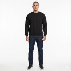 Down Shoulder Round Neck Sweat Shirt