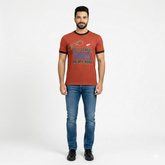 Contrast Rib Shaded T Shirt