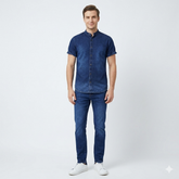 Stone wash Denim Suit
