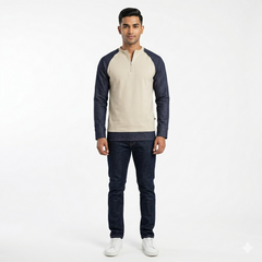 Terry Body "Short Zip Fashion" Sweat Shirt