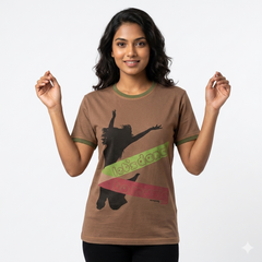 Women chest Printed Tee Shirt
