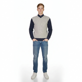 Versatile Long-Sleeve V-Neck Sweater