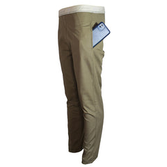Twill Dark Khaki Pant - Foxy Garments