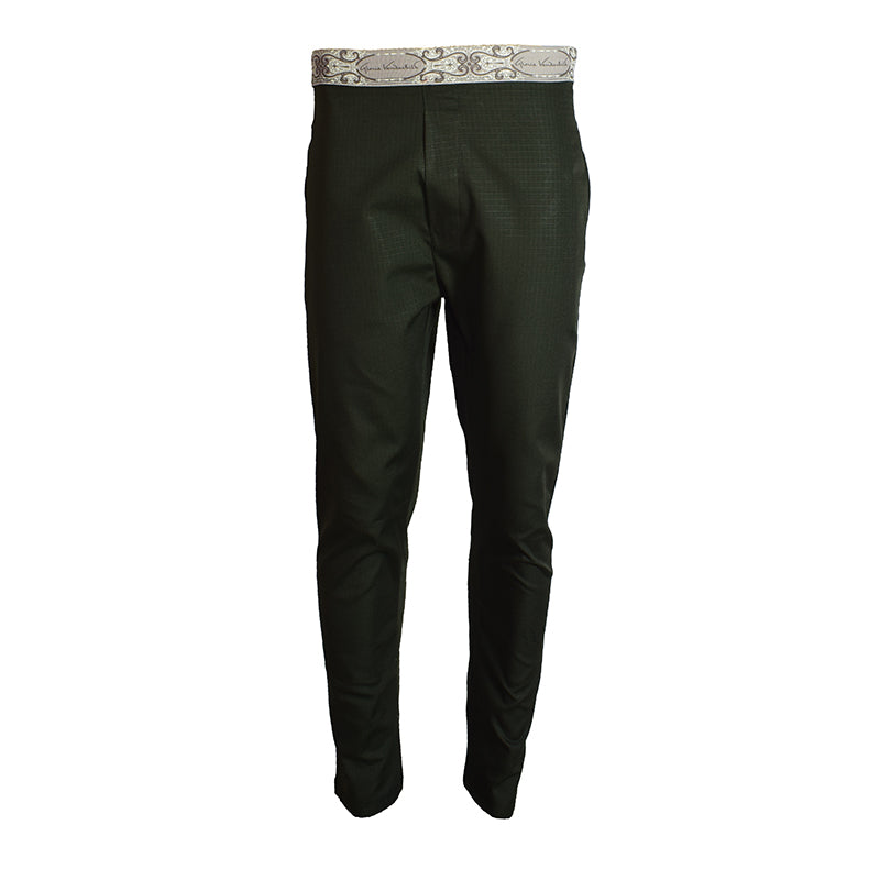 Twill Dark Green Pant - Foxy Garments