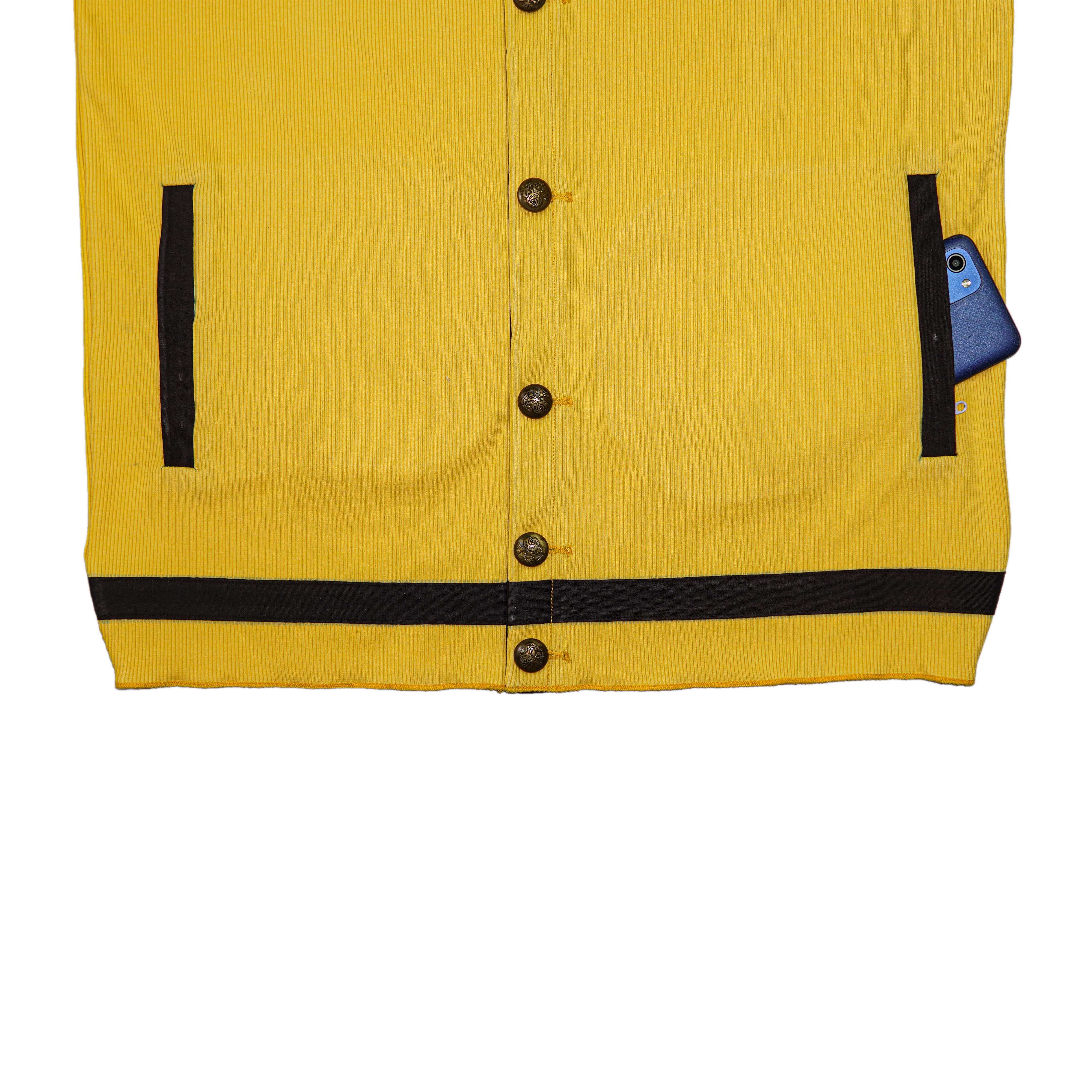 Knitted Button-Up Cardigan Jacket