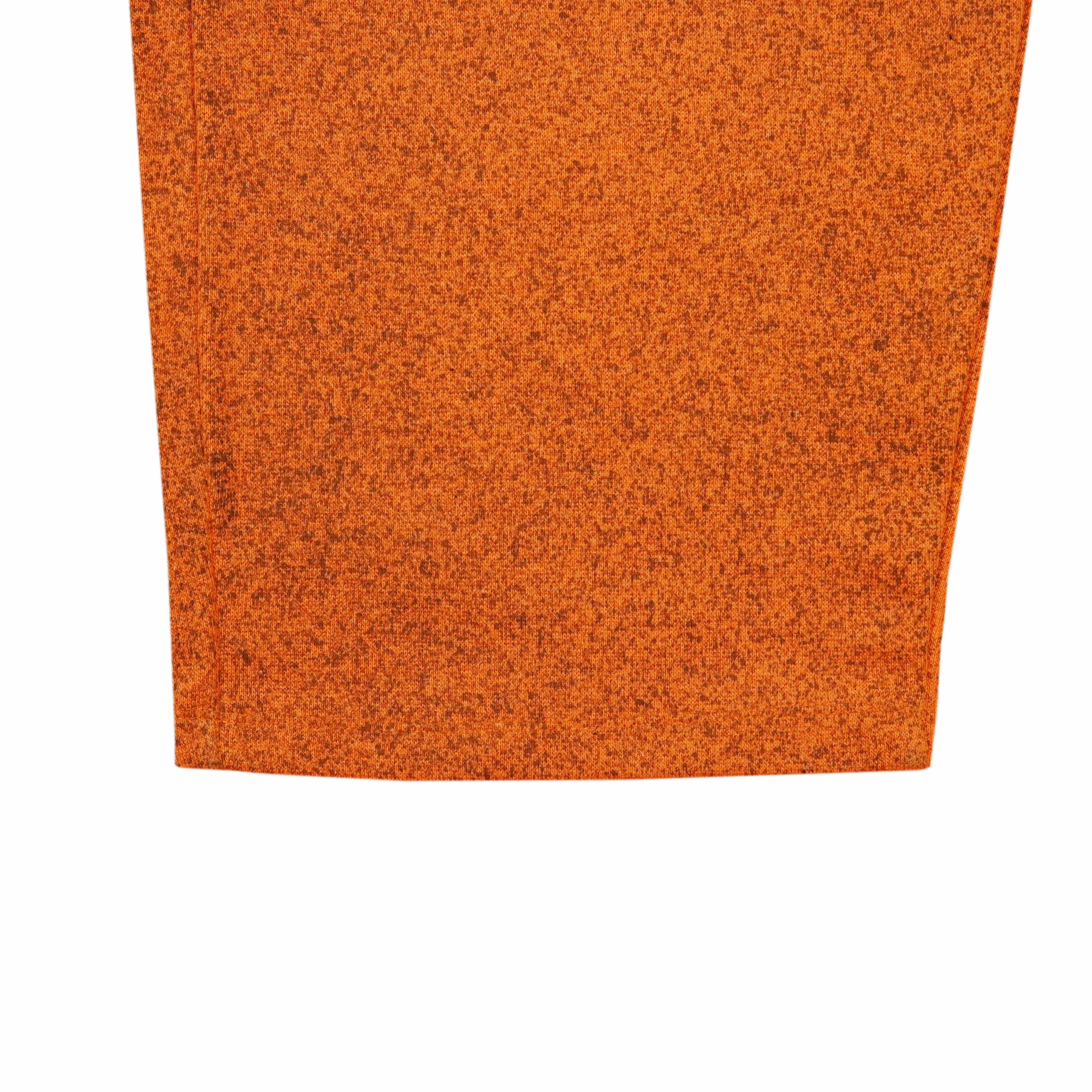 Oversized Ribbed Knit Street-Joggers – Burnt Orange