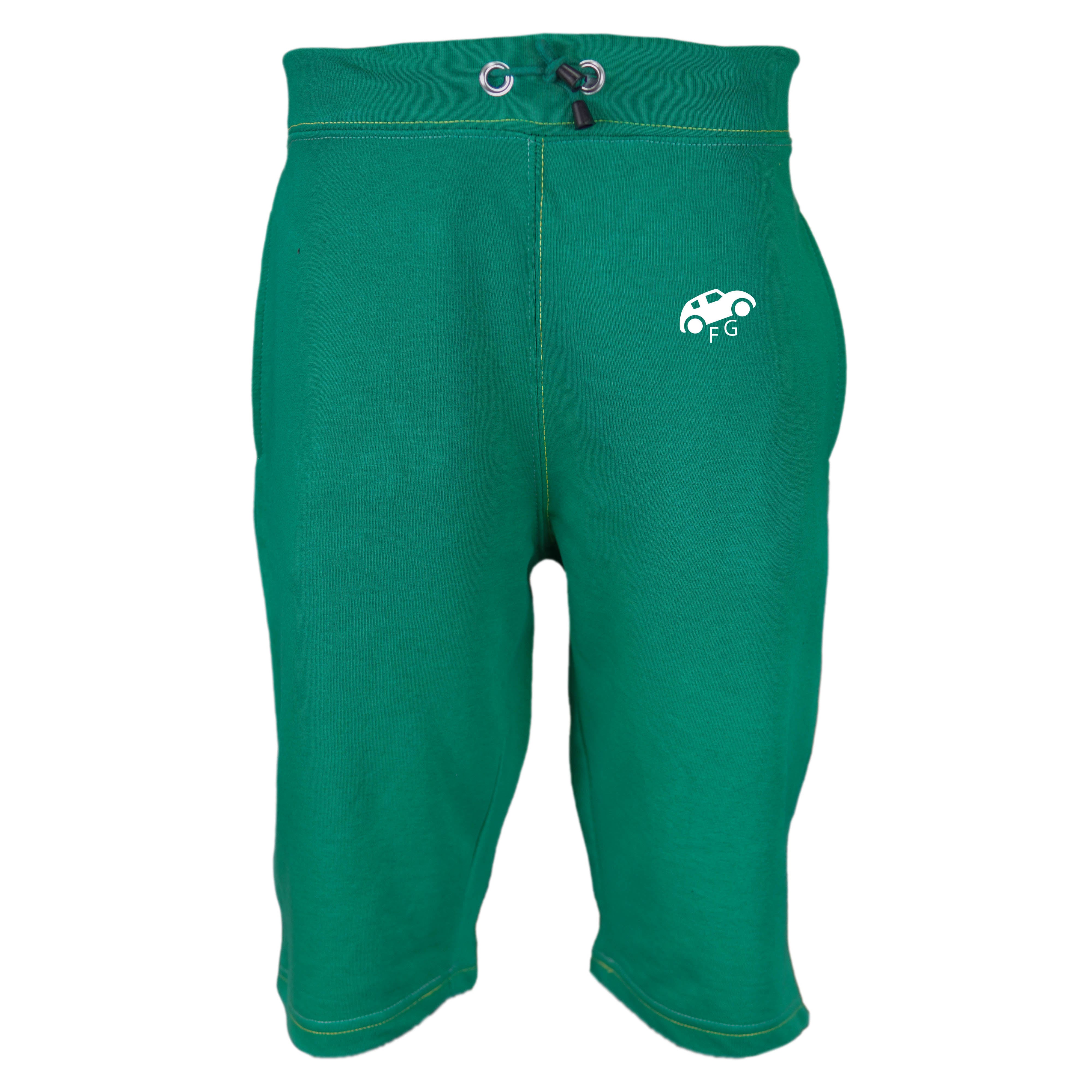 Green Color Short - Foxy Garments