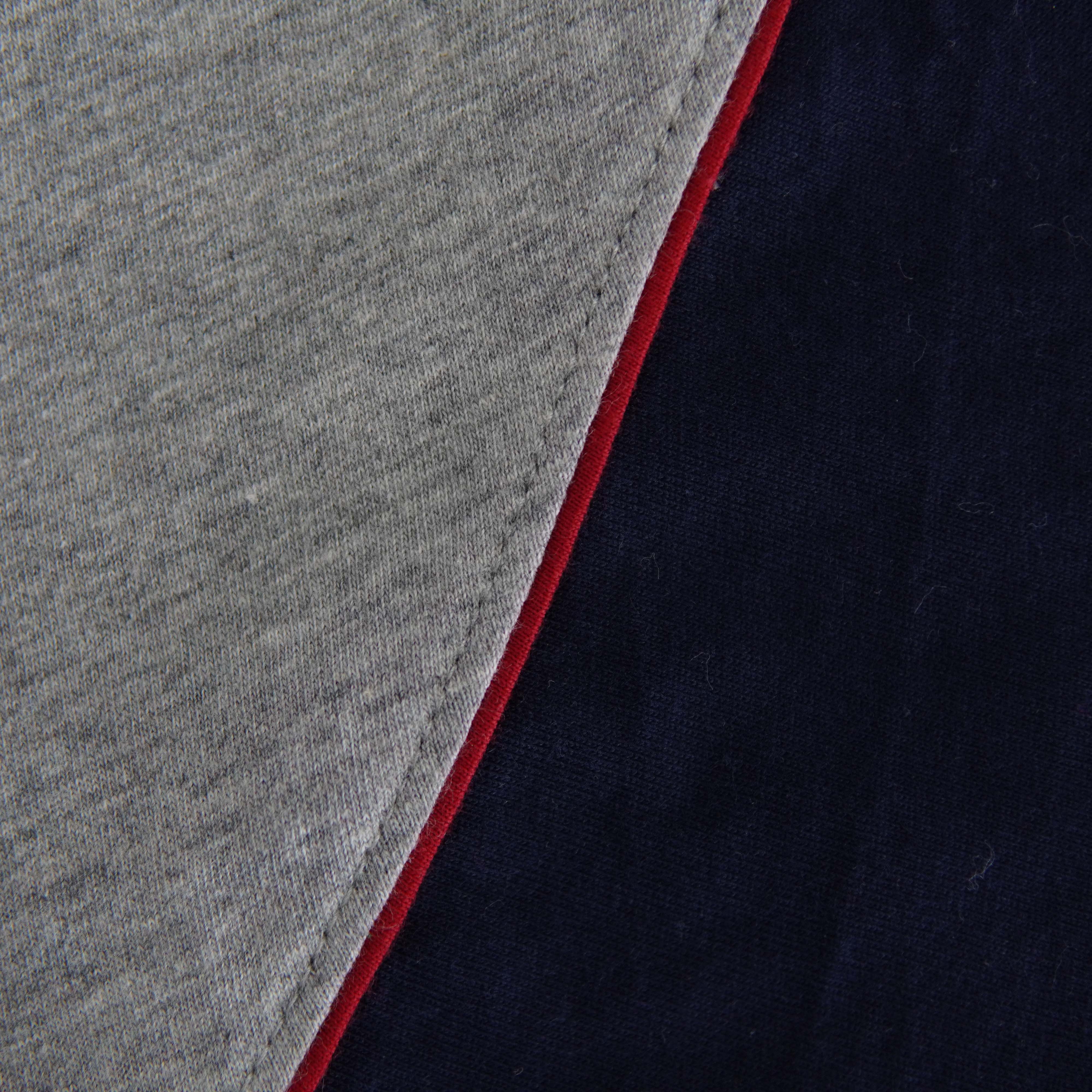 Grey Hyther Contrast Half Sleeve Track Suit - Foxy Garments