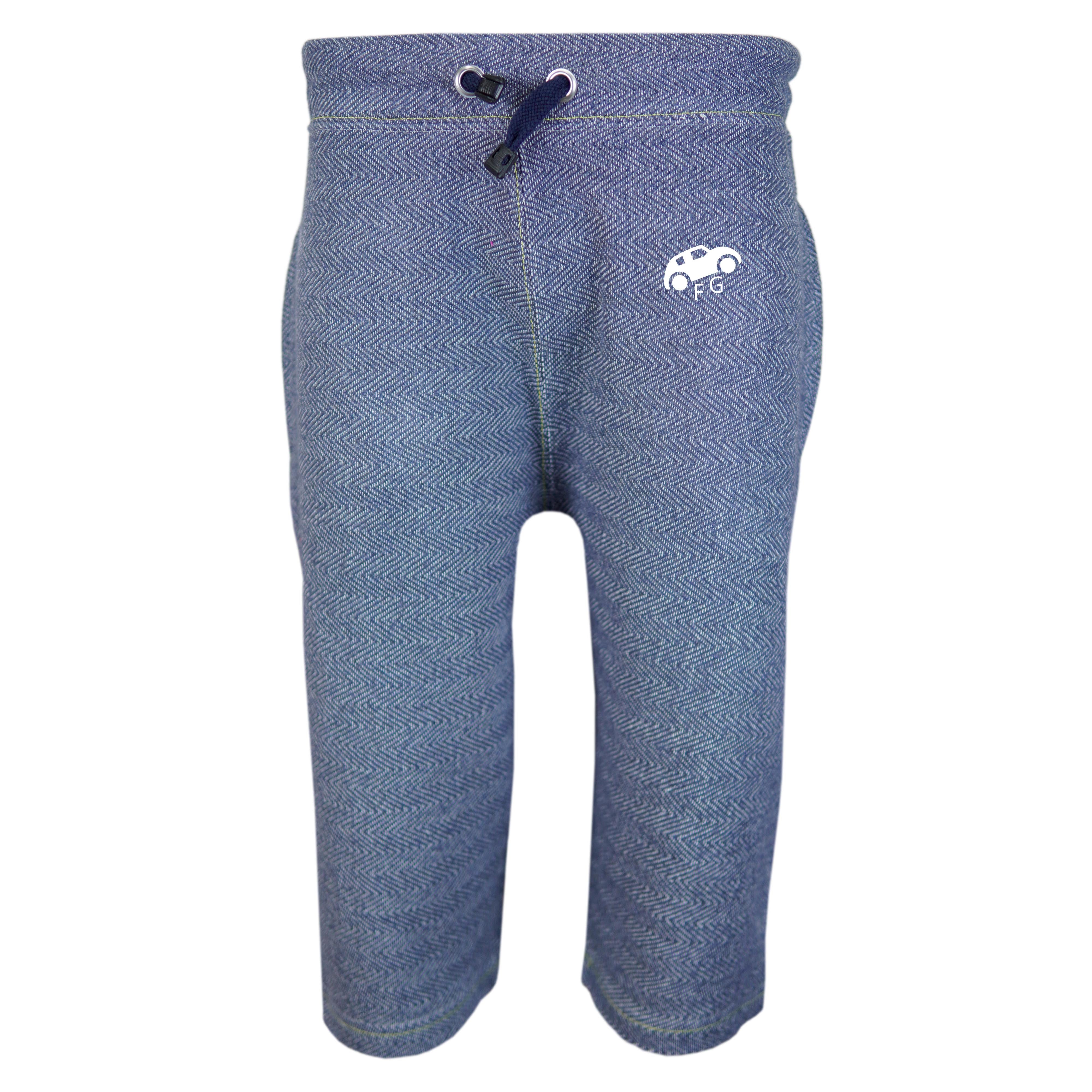 Blue Dotted & Linning Short - Foxy Garments