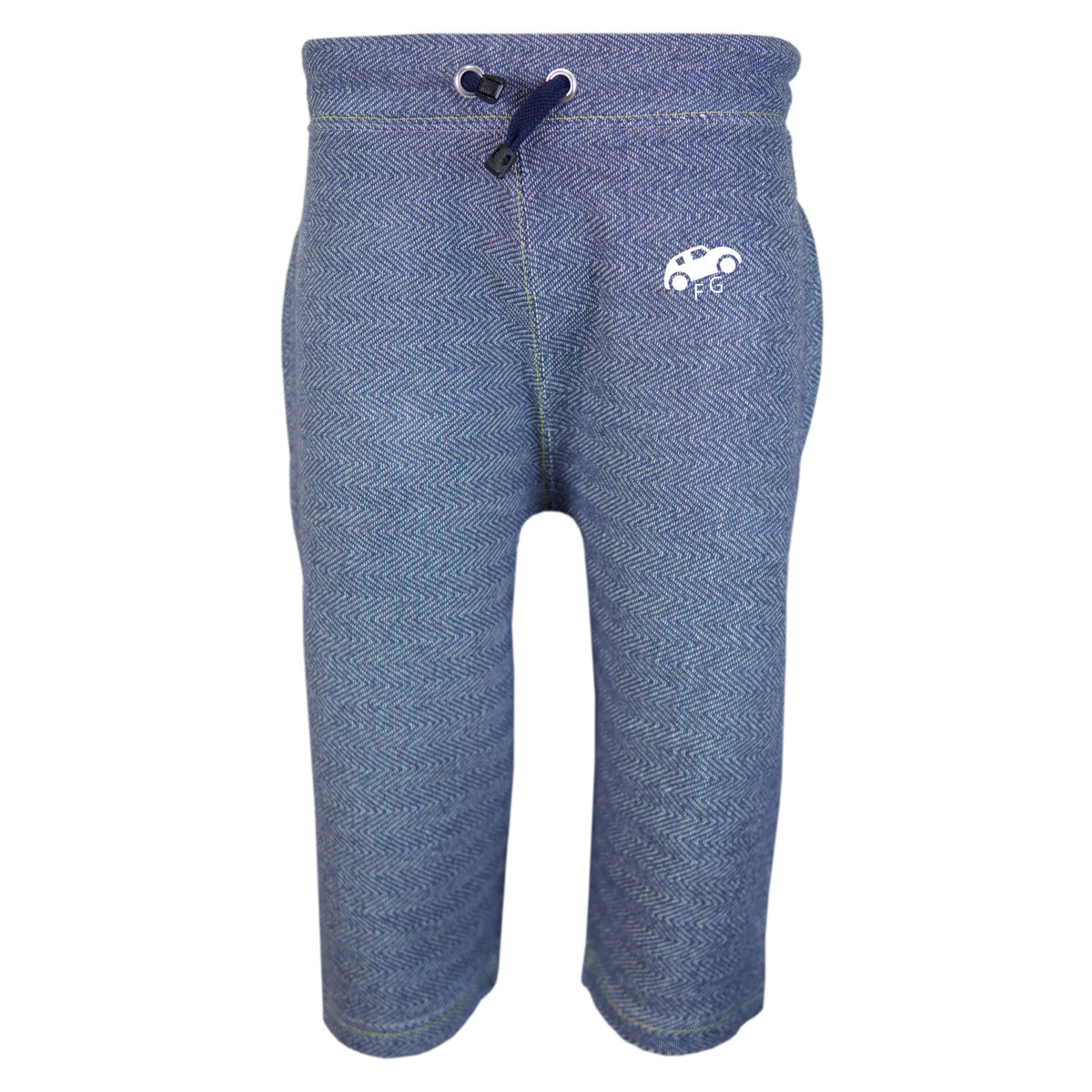 Blue Dotted & Linning Short - Foxy Garments