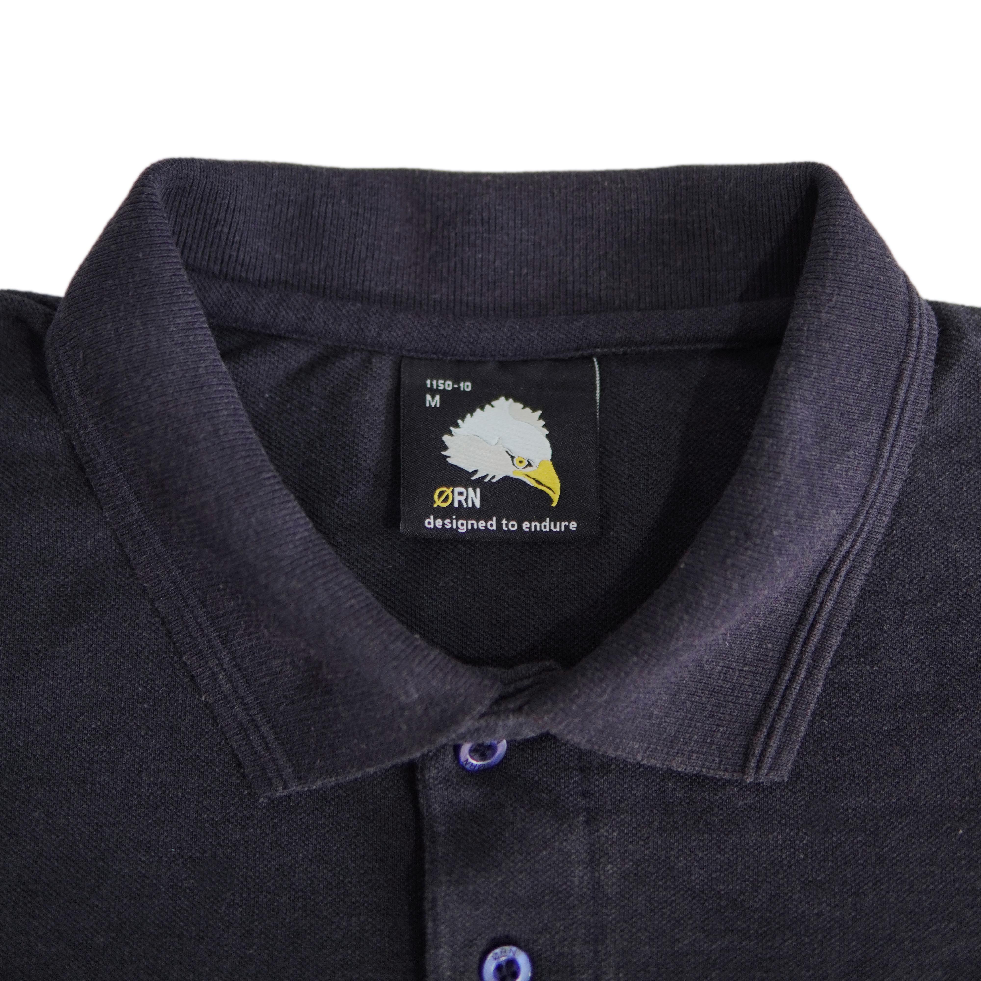 Momen's Navy acid washed Polo Shirt