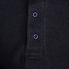 Momen's Navy acid washed Polo Shirt