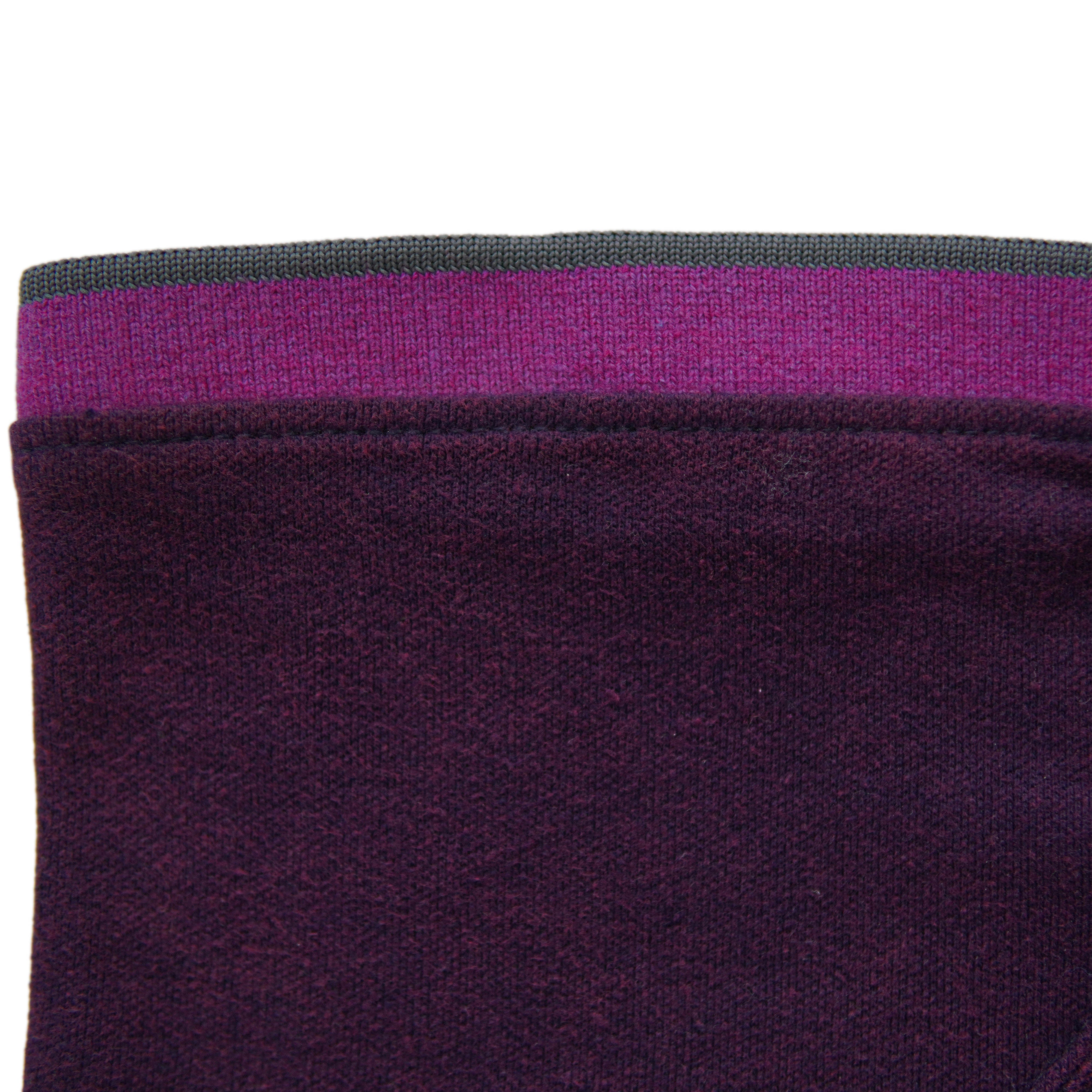 03-Tunic Shaded Polo Shirt With Contrast Collar