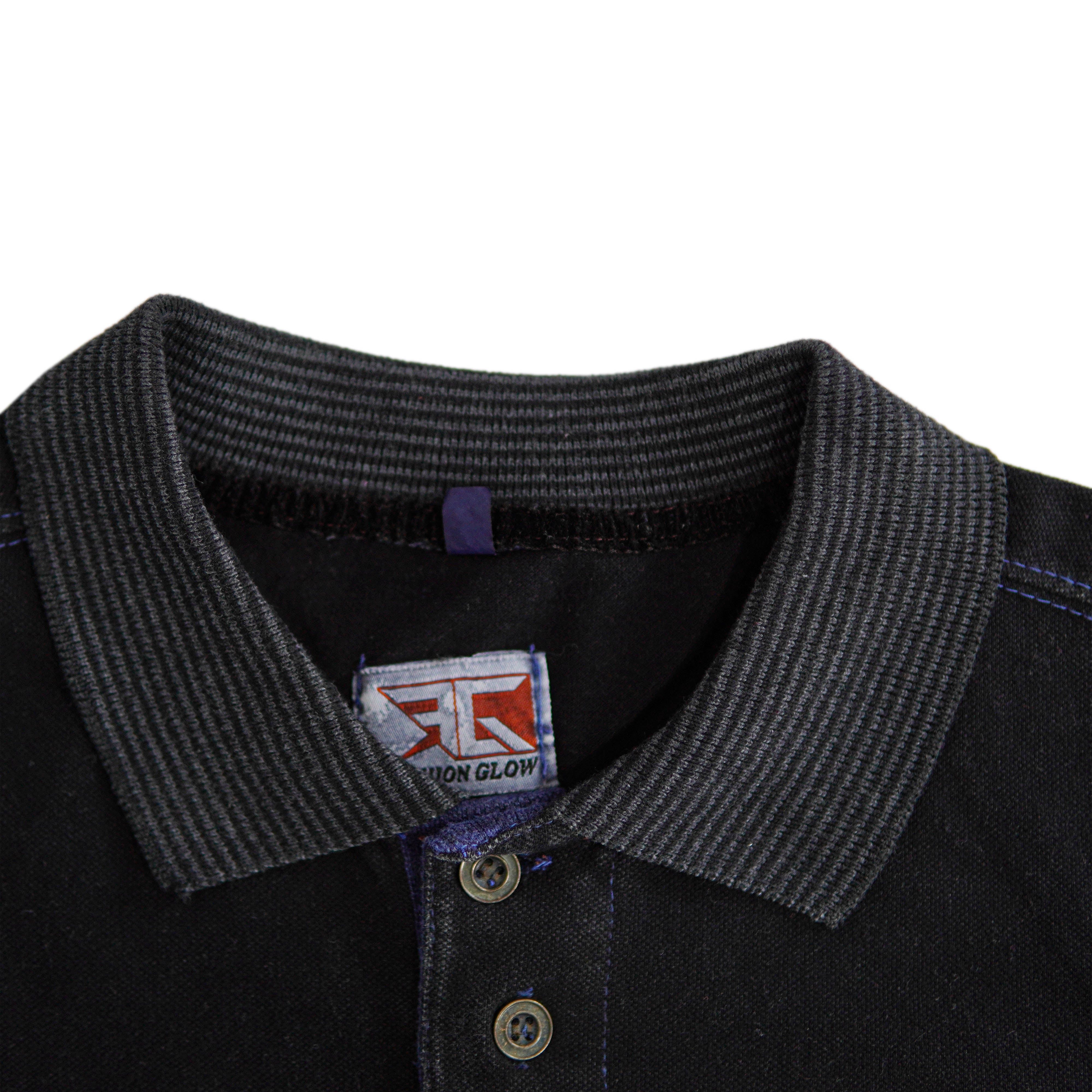 Black 02 tunic washed Polo Shirt